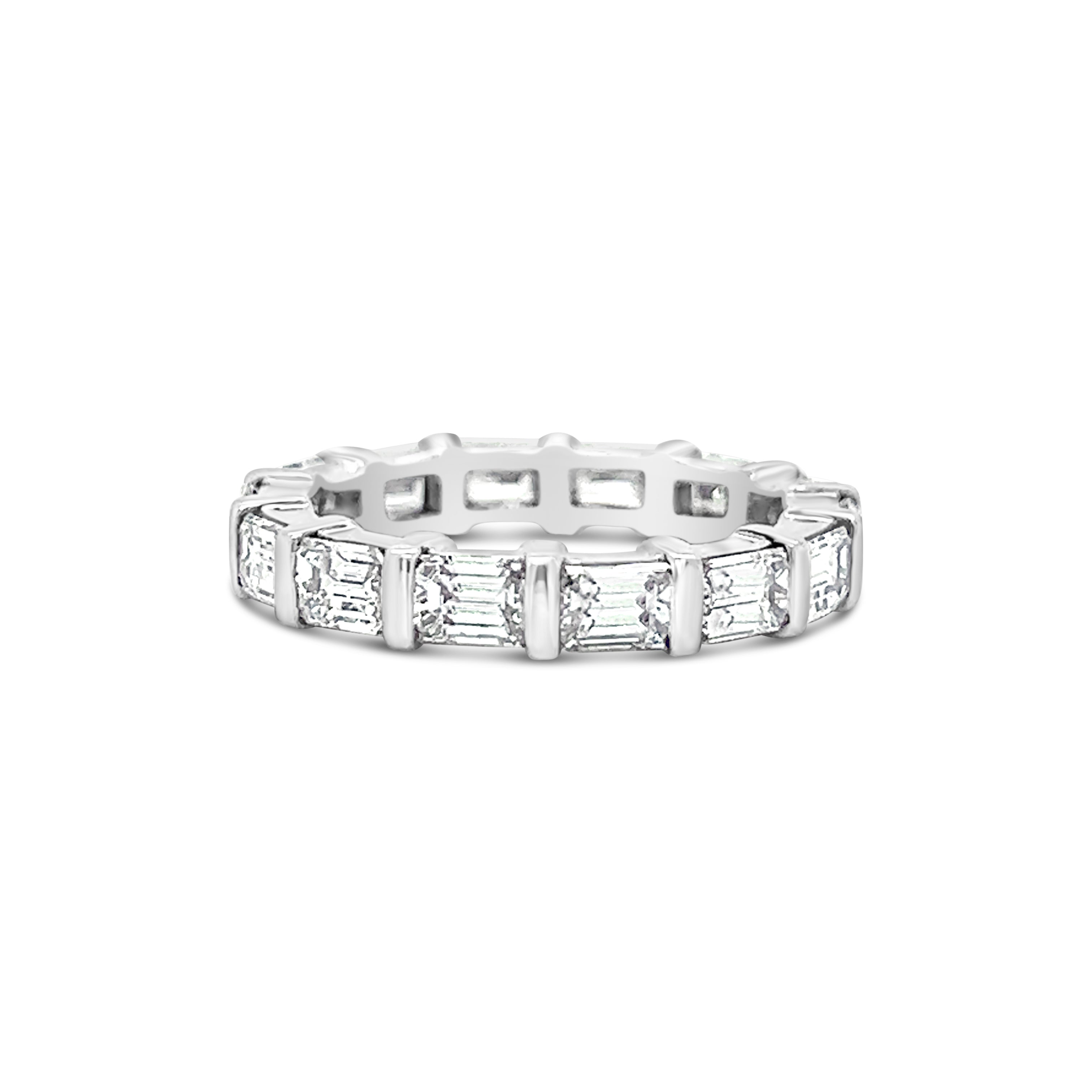 Horizontal Baguette Diamond Full Eternity Ring