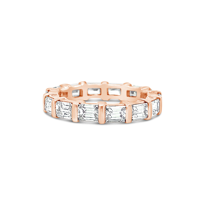 Horizontal Baguette Diamond Full Eternity Ring