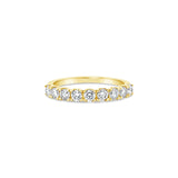 9 Stone Diamond Half Eternity Ring