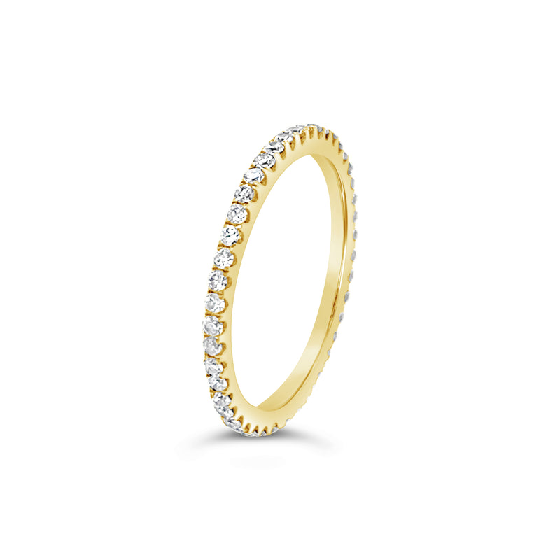Pave Diamond Full Eternity Ring