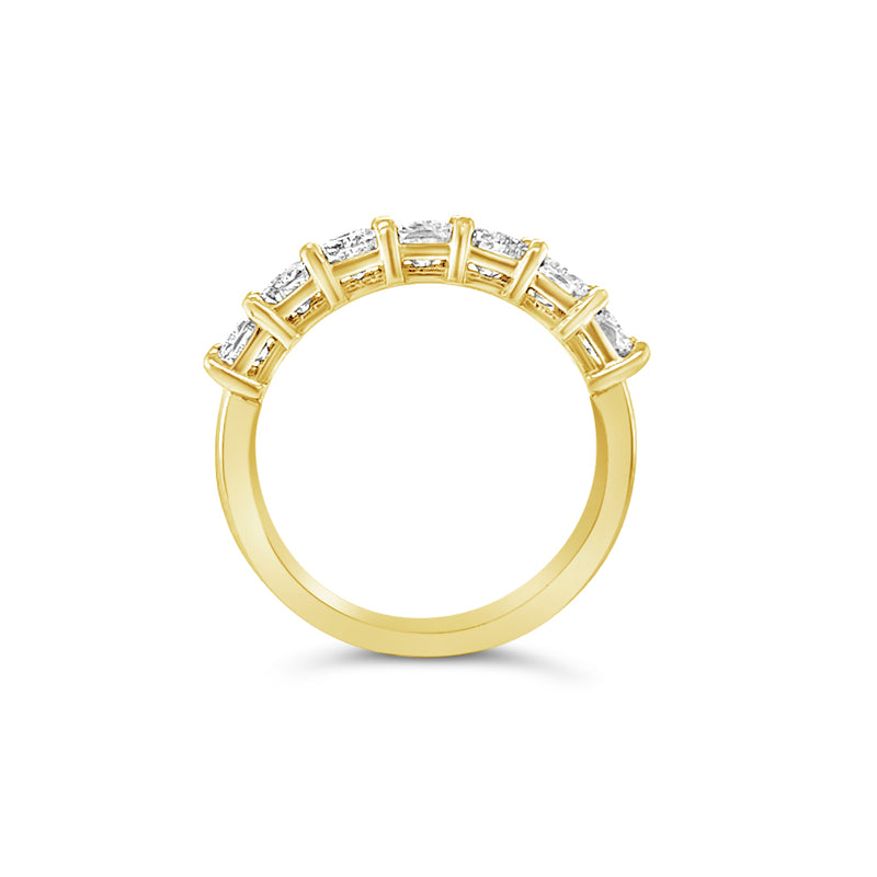 Radiant Diamond Eternity Ring 18k Gold