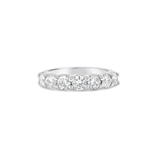 Round Diamond Eternity Ring 18k White Gold