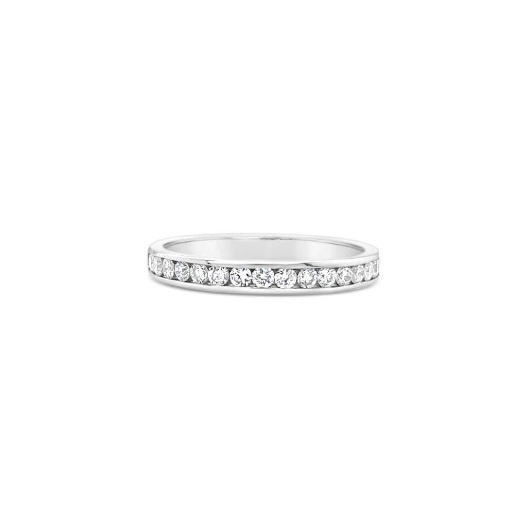 Diamond Channel 2.5mm Eternity Ring