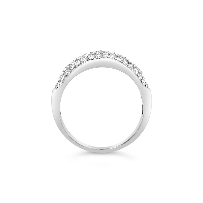 Pave Encrusted Diamond Eternity Ring