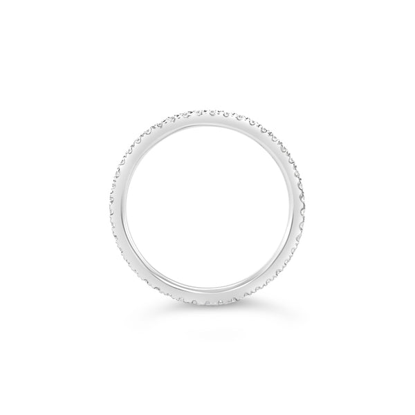 Diamond Micro Pave 1.8mm Eternity Ring