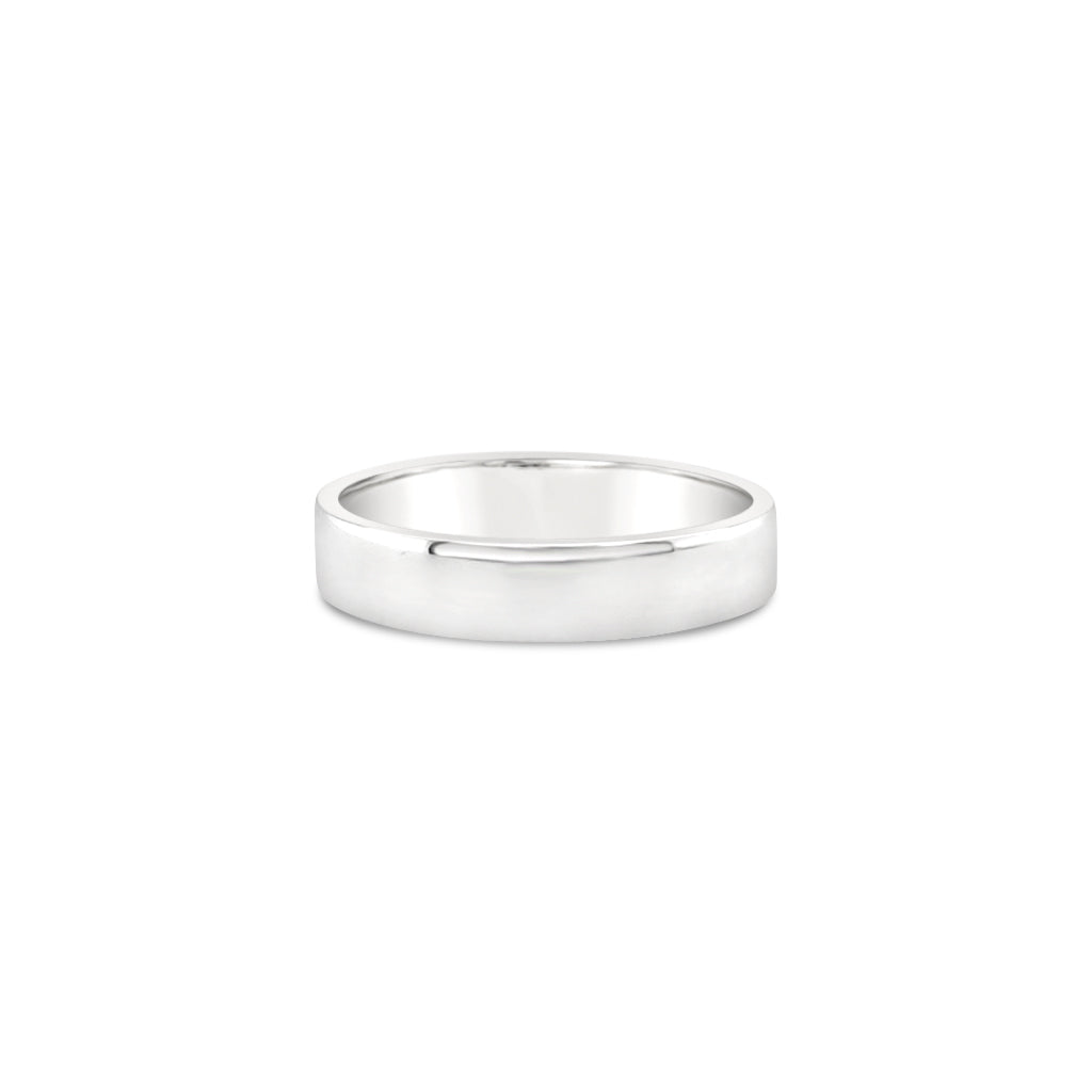 Classic Court Platinum Band 4mm