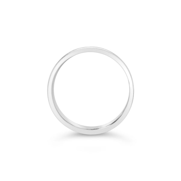 Classic Court Platinum Band 4mm