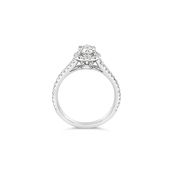 Freesia Oval Diamond Ring