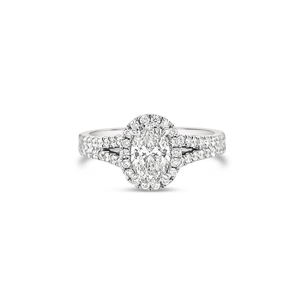 Freesia Oval Diamond Ring