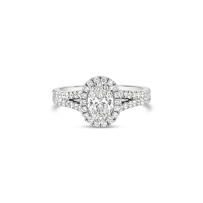 Freesia Oval Diamond Ring