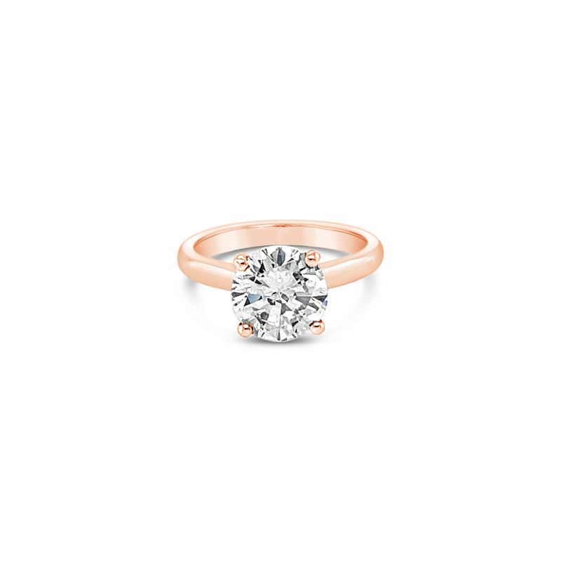 Lilly Round Solitaire Ring