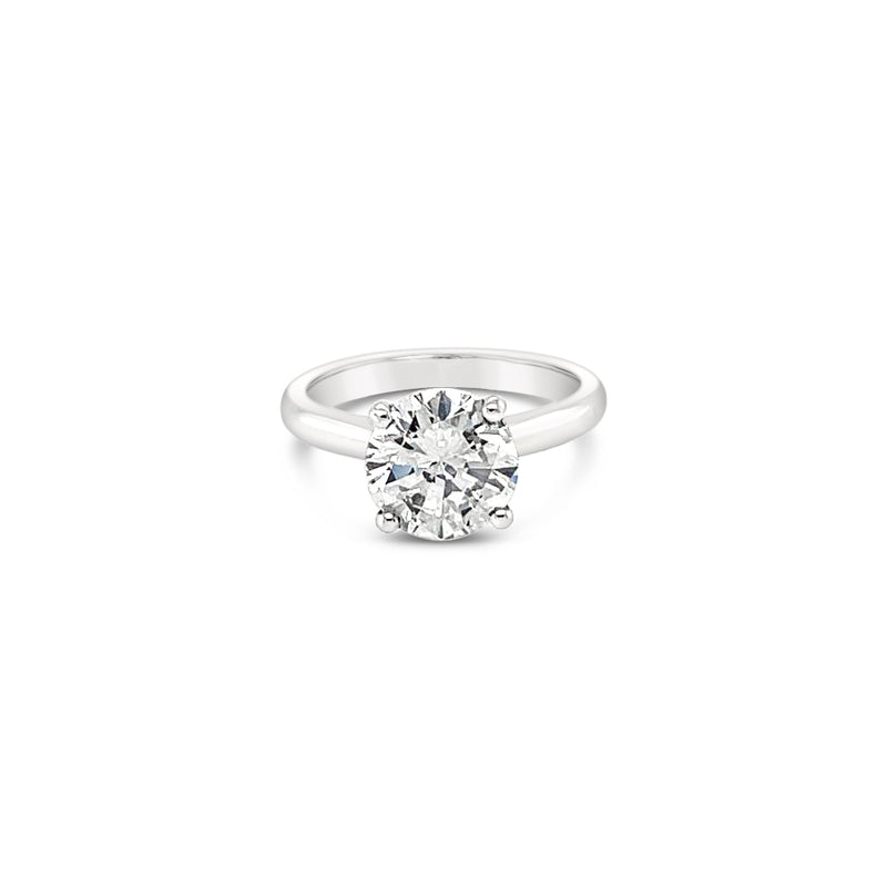 Lilly Round Solitaire Ring