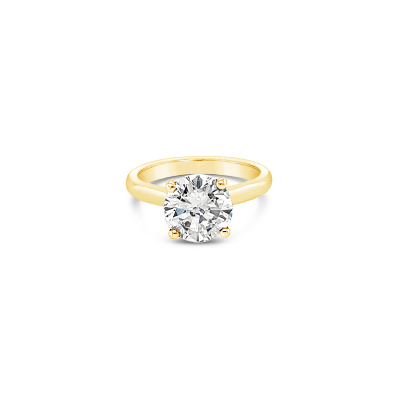 Lilly Round Solitaire Ring