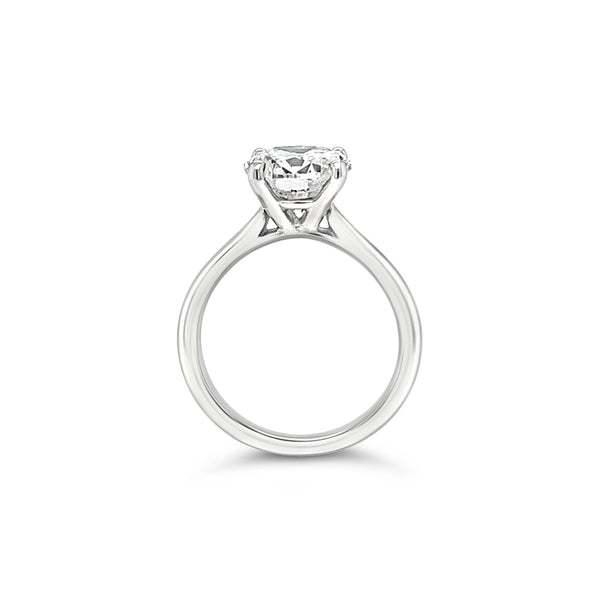 Lilly Round Solitaire Ring