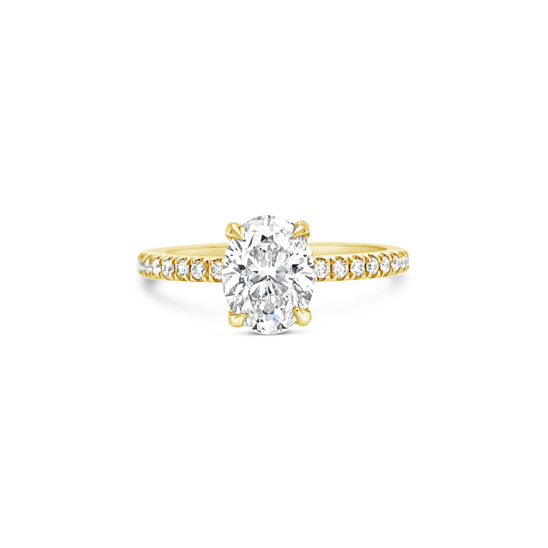 Dahlia Oval Diamond Ring