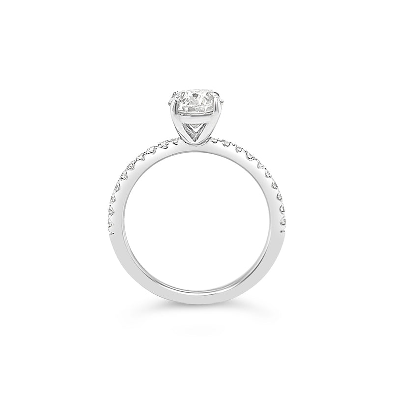 Dahlia Oval Diamond Ring