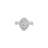 Daisy Marquise Halo Ring