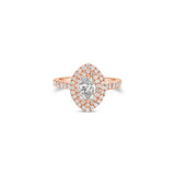 Daisy Marquise Halo Ring