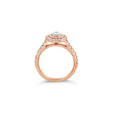 Daisy Marquise Halo Ring