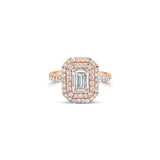 Daisy Double Halo Ring