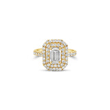 Daisy Double Halo Ring