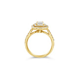 Daisy Double Halo Ring
