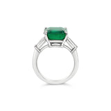 Leilani Green Emerald & Diamond Ring